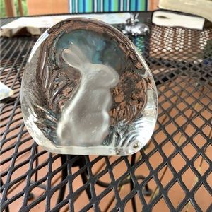 Paperweight Rabbit Crystal